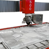 HKNC-500 CNC Pont Scie 5 Axes Comptoirs 3D Marbre Granit CNC Marbre Pierre Machine De Découpe avec système de contrôle d'italie 