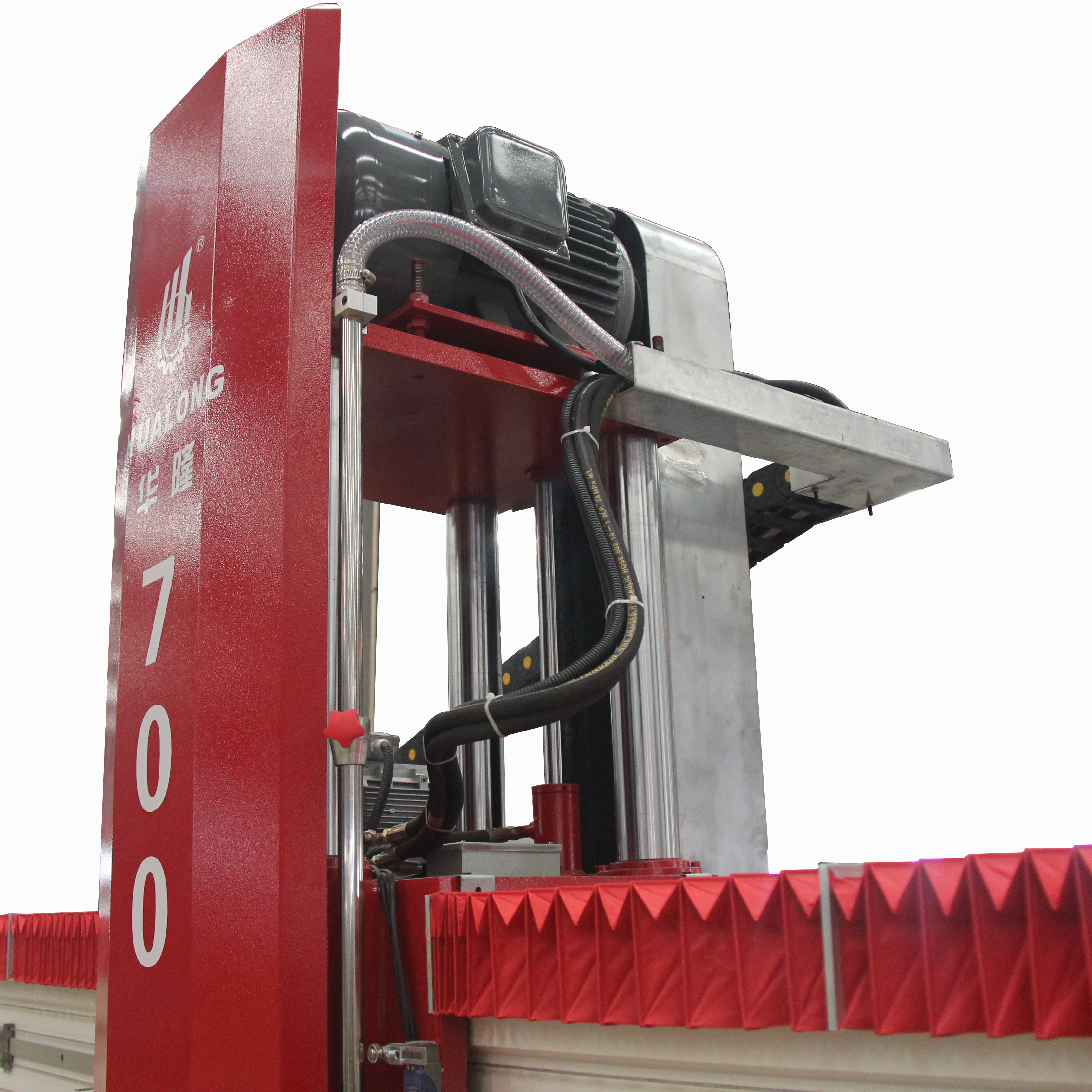 HUALONG HLSQ-700 machine de découpe de scie à pierre infrarouge automatique pour coupeur de marbre prix pas cher